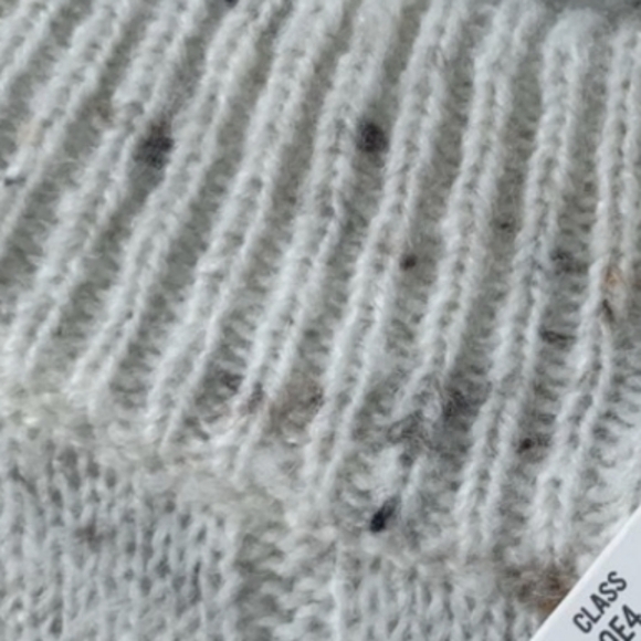 NWT Madewell Cream Crew Neck Cable-Knit Sweater Size 2x - Picture 10 of 11